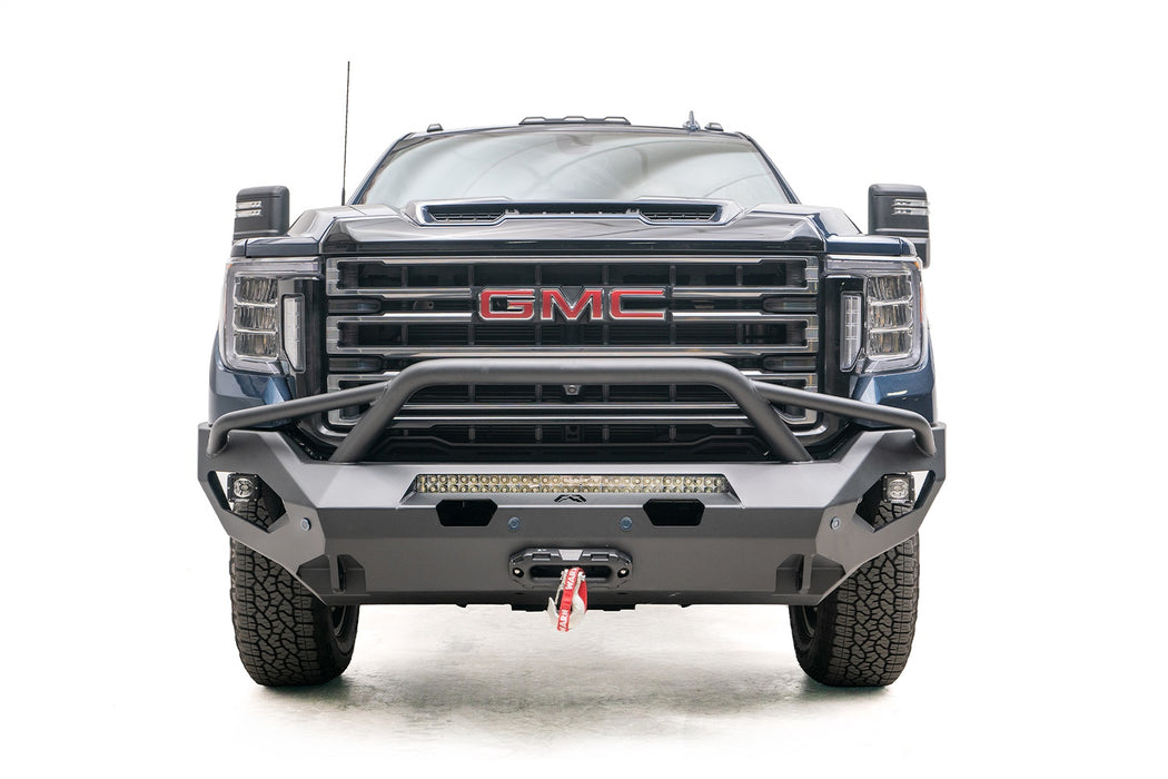 Fab Fours GM20-X5052-B Matrix Front Bumper; w/Pre-Runner Guard; Bare; - Truck Part Superstore