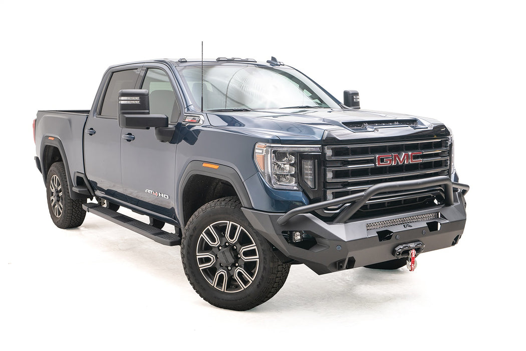Fab Fours GM20-X5052-B Matrix Front Bumper; w/Pre-Runner Guard; Bare; - Truck Part Superstore