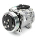 Lokar GMLS5025 Sanden 709 Air Conditioning Compressor; Cast Finish; - Truck Part Superstore