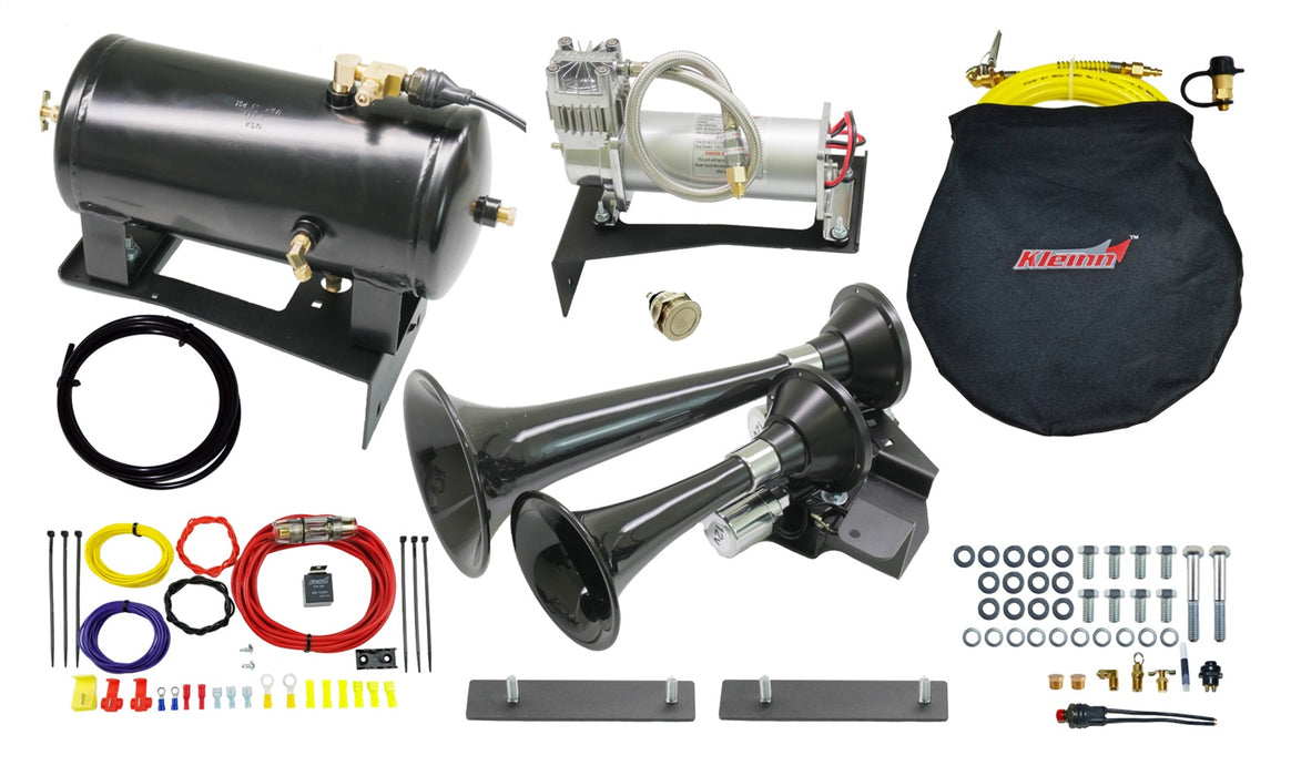Kleinn Automotive Air Horns GMTRK4XTREME Train Horn And Onboard Air System w/Horn - Truck Part Superstore