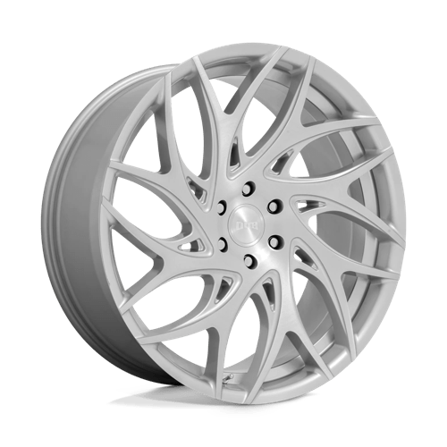 DUB 1PC S261209065+35 S261 20X9 5X4.5 SLVR-BRSH 35MM - Truck Part Superstore