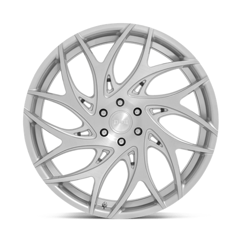 DUB 1PC S261229065+35 S261 22X9 5X4.5 SLVR-BRSH 35MM - Truck Part Superstore