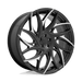 DUB 1PC S259240090+15 S259 24X10 5X115 GL-BLK-MCH-SPK 15MM - Truck Part Superstore