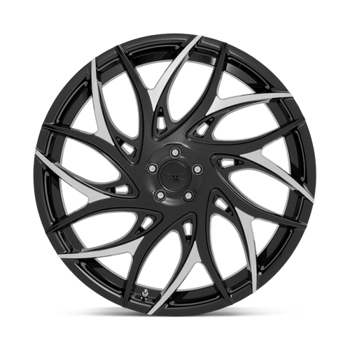 DUB 1PC S259229065+35 S259 22X9 5X4.5 GL-BLK-MCH-SPK 35MM - Truck Part Superstore