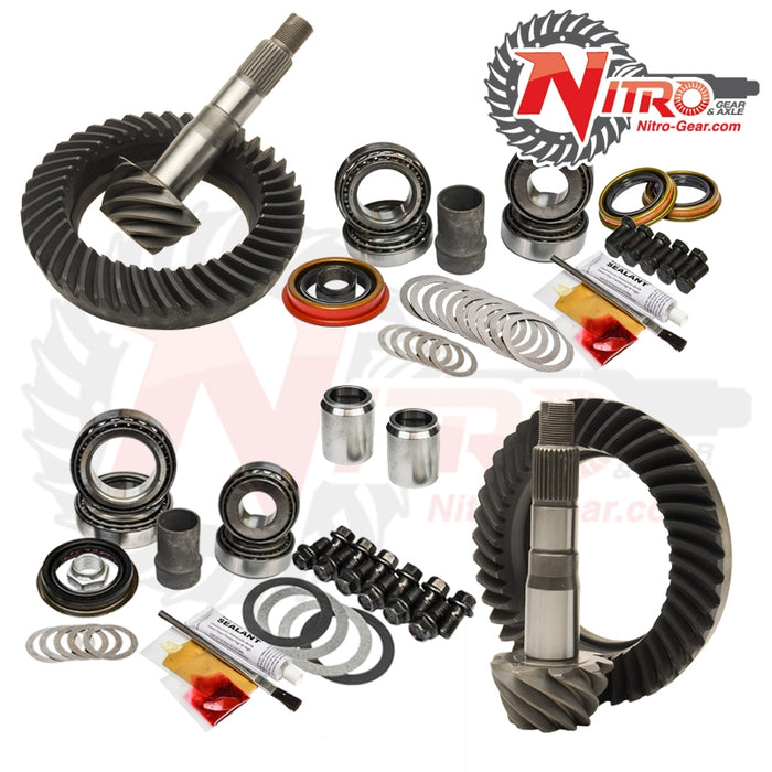 Nitro Gear & Axle GPTACO96-04-4.56 95.5-04 Toyota Tacoma/00-06 Tundra W/O E-Locker 4.56 Ratio Gear Package Kit Nitro Gear and Axle - Truck Part Superstore