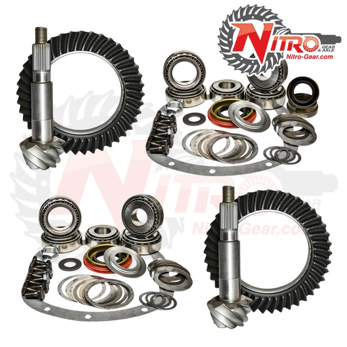 Nitro Gear & Axle GPTJ44-5.13 97-06 Jeep Wrangler TJ W/Dana 44Rear 5.13 Ratio Gear Package Kit Nitro Gear and Axle - Truck Part Superstore