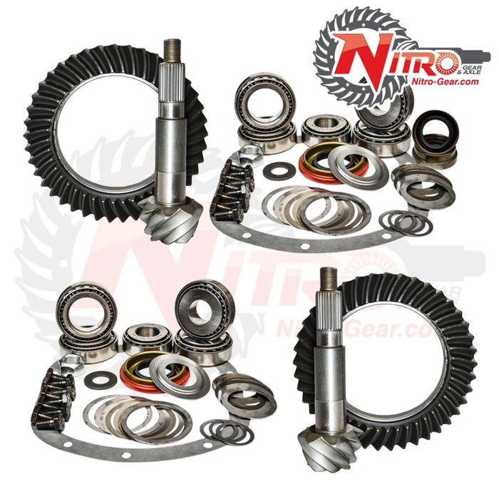 Nitro Gear & Axle GPXJYJ35-4.11 84-99 Jeep Cherokee XJ/87-95 YJ W/Dana 30 Rev/M35 4.11 Ratio Gear Package Kit Nitro Gear and Axle - Truck Part Superstore