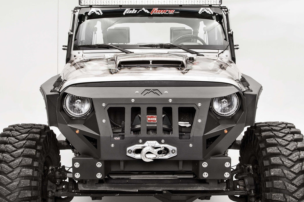 Fab Fours GR1000-B Grumper Grill/Front Bumper - Truck Part Superstore
