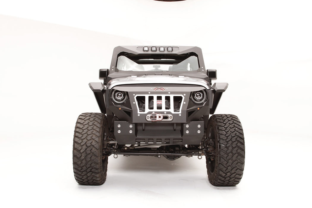 Fab Fours GR1005-1 Grumper Crash Bar; 2 Stage Black Powder Coated; - Truck Part Superstore