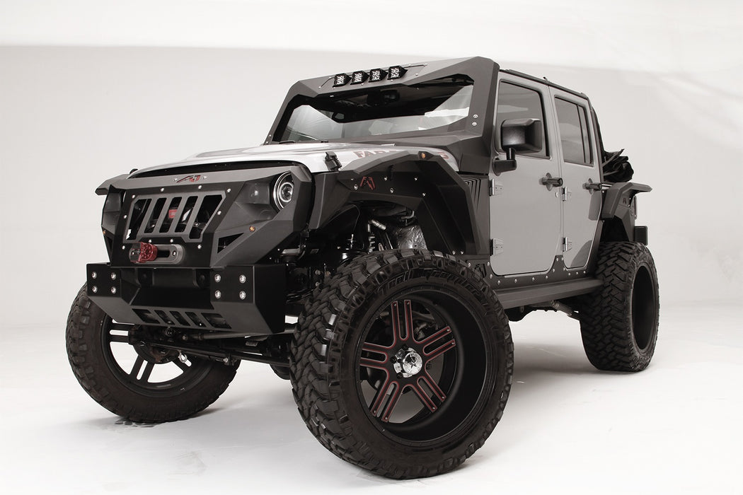 Fab Fours GR1005-1 Grumper Crash Bar; 2 Stage Black Powder Coated; - Truck Part Superstore