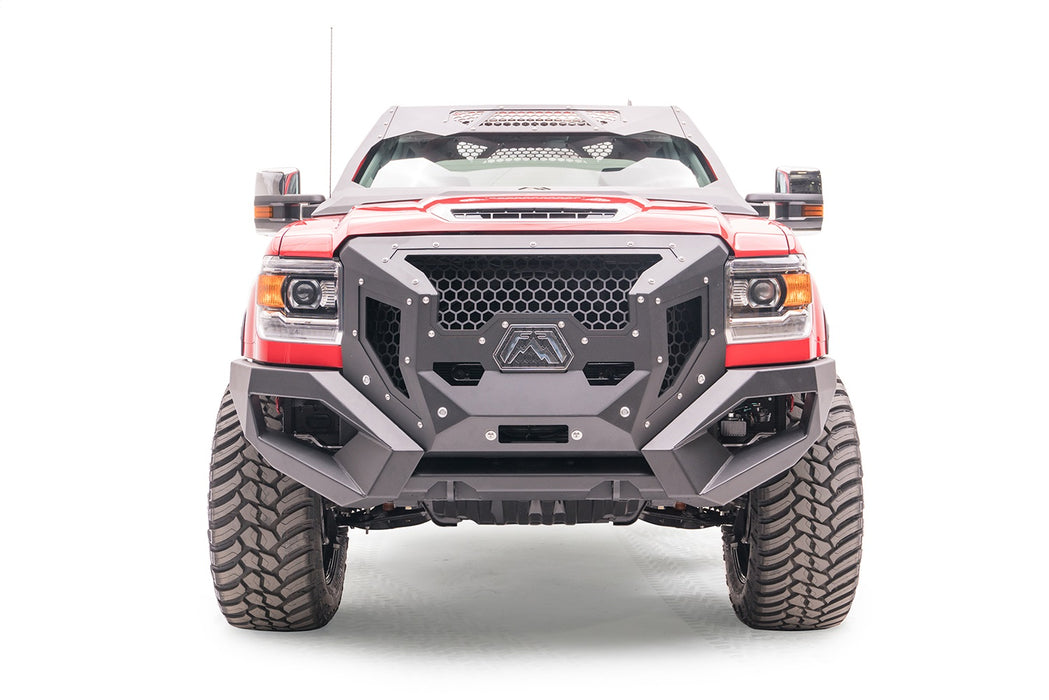 Fab Fours GR3100-B Grumper Front Bumper; Uncoated/Paintable; - Truck Part Superstore