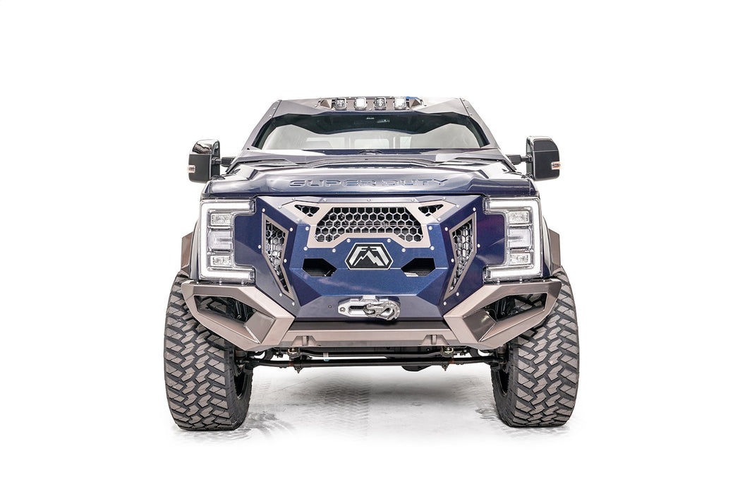 Fab Fours GR4100-1 Grumper Grill/Front Bumper - Truck Part Superstore