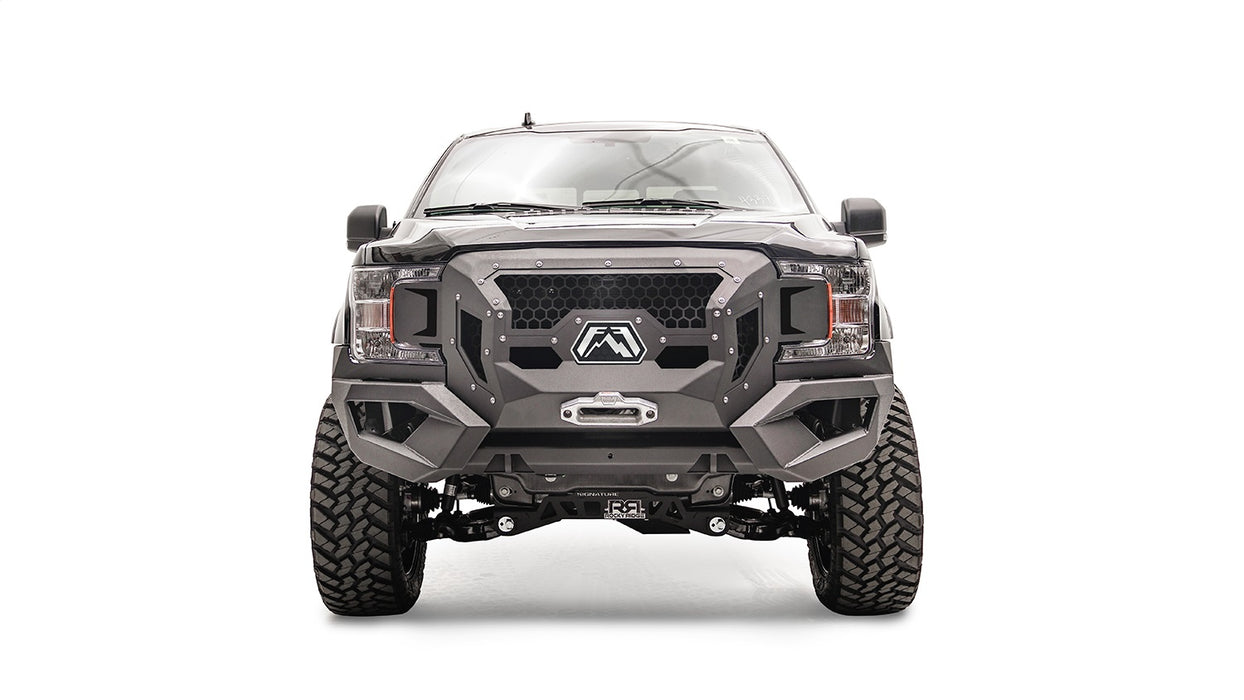 Fab Fours GR4500-B Grumper Front Winch Bumper; Uncoated/Paintable; - Truck Part Superstore