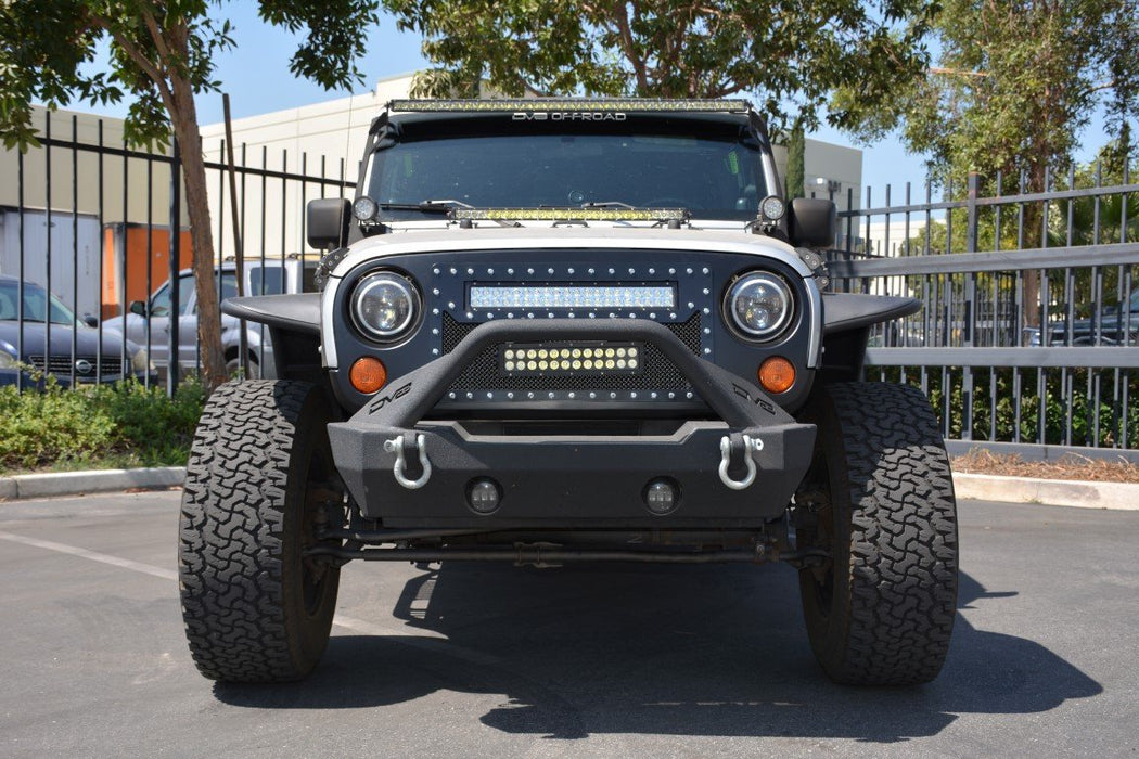 DV8 Offroad GRABB07-04 Mesh LED Grille - Truck Part Superstore