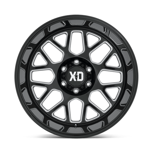 XD XD84921063318N XD849 20X10 6X135 G-BLK MILL -18MM - Truck Part Superstore