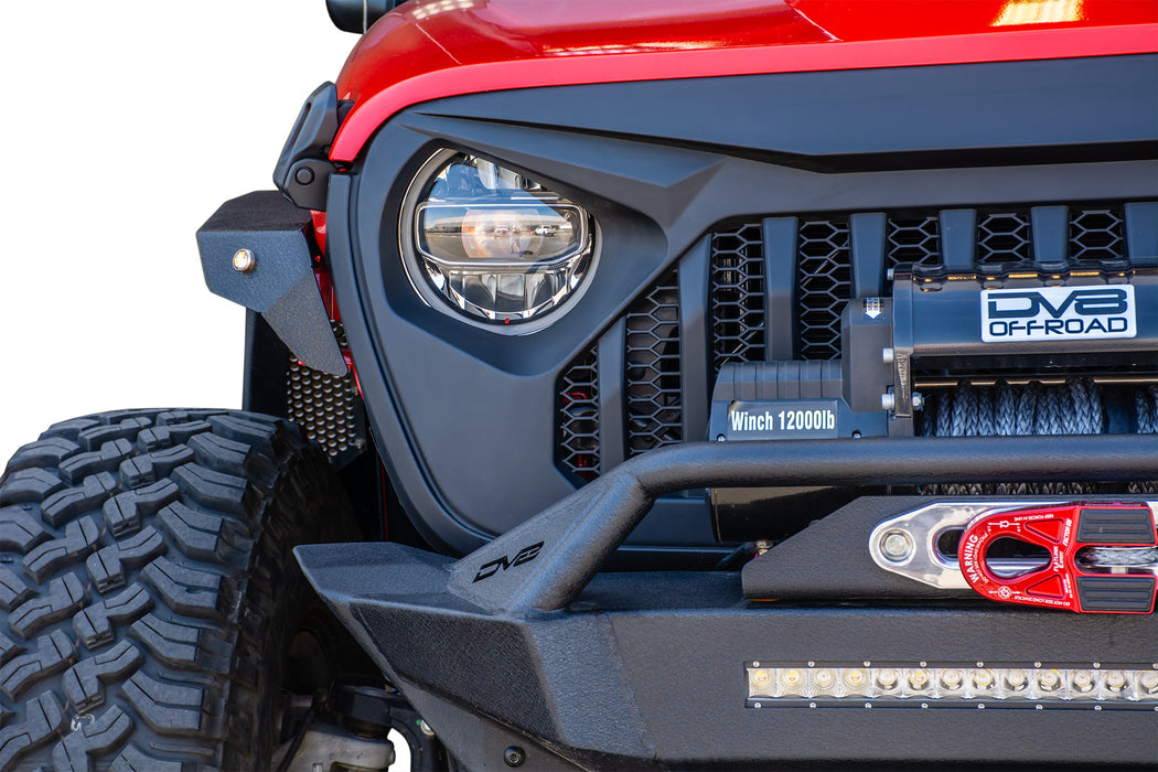 DV8 Offroad GRJL-01 DV8 Offroad Jeep JL Replacement Grill Black DV8 Offroad - Truck Part Superstore