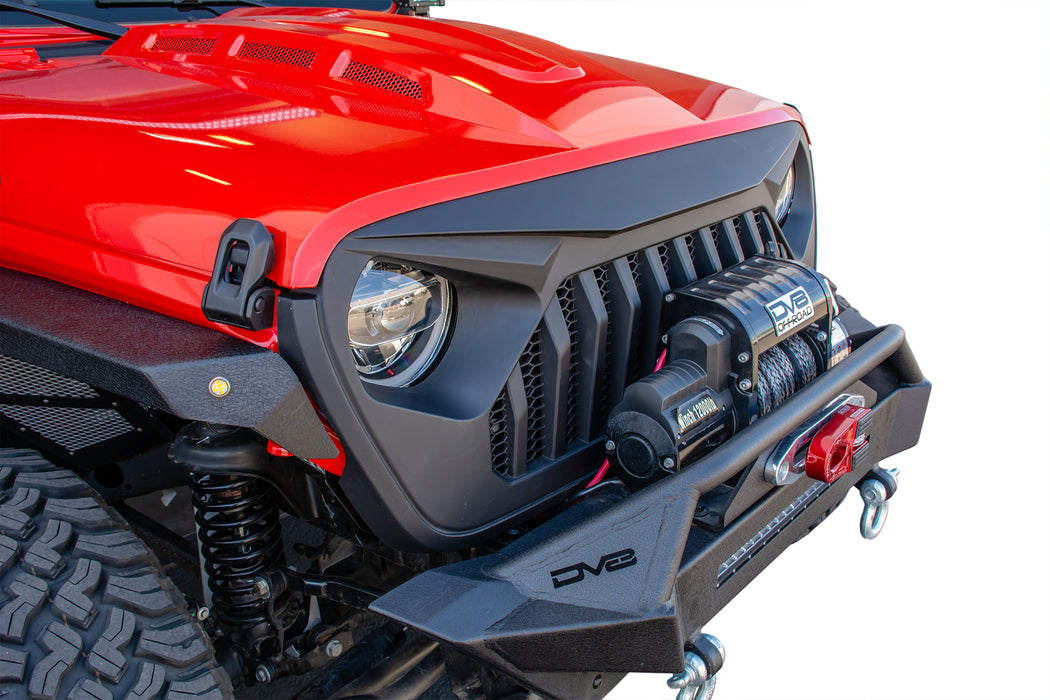 DV8 Offroad GRJL-01 DV8 Offroad Jeep JL Replacement Grill Black DV8 Offroad - Truck Part Superstore