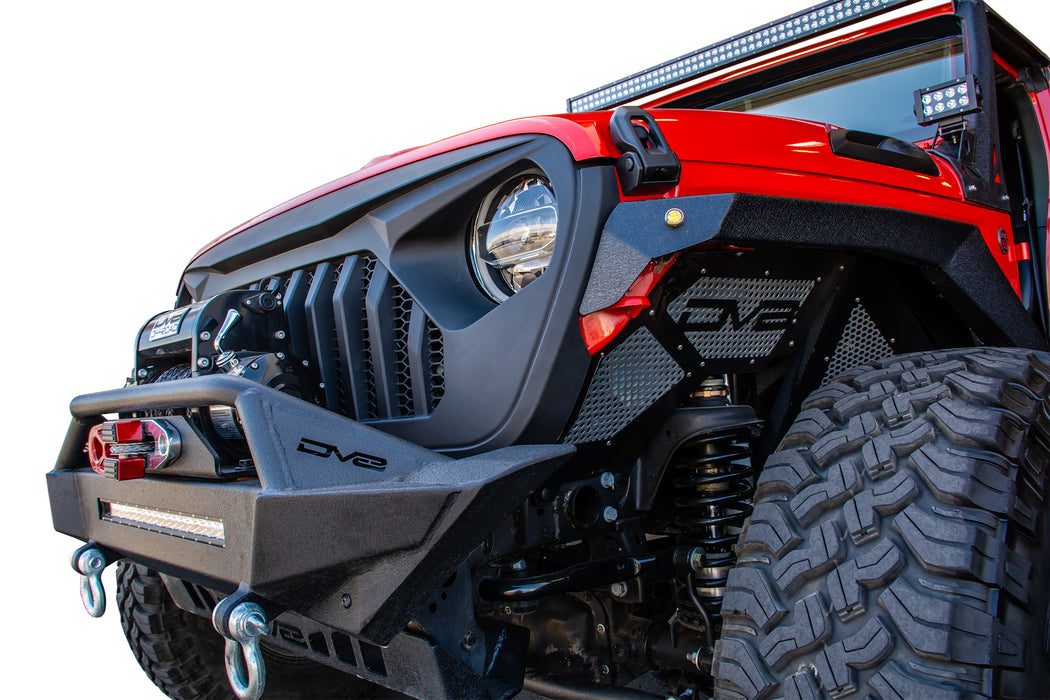 DV8 Offroad GRJL-01 DV8 Offroad Jeep JL Replacement Grill Black DV8 Offroad - Truck Part Superstore