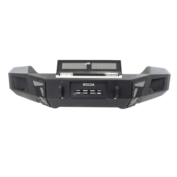 Go Rhino 24180T Strong steel replacement bumper protects winch and vehicle - Truck Part Superstore