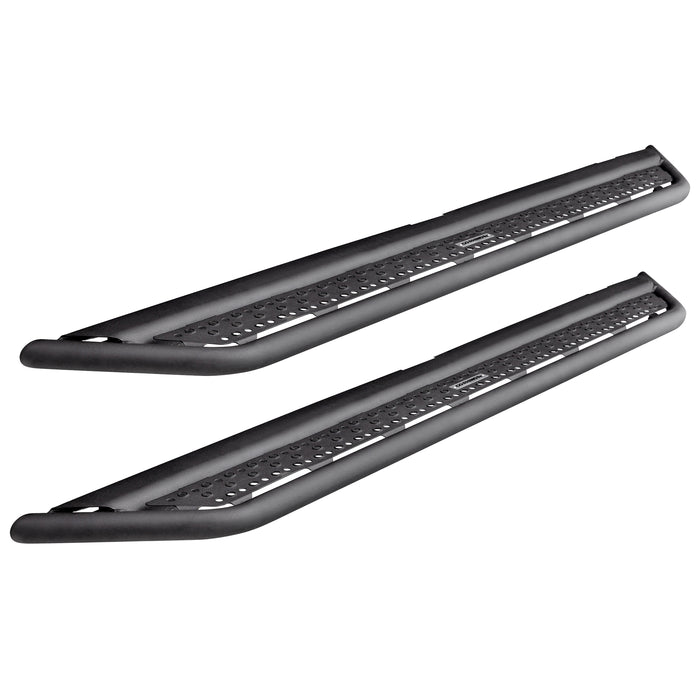 Go Rhino D60073T 6" wide strong steel side steps doubles as a slider to protect rocker panel - Truck Part Superstore