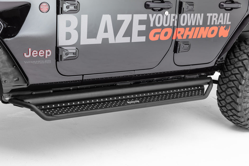 Go Rhino D10080T Drop down, full length step design is ideal for lifted vehicles or larger tires - Truck Part Superstore