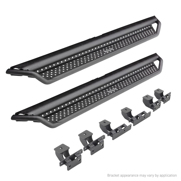 Go Rhino D14030T Drop down, full length step design is ideal for lifted vehicles or larger tires - Truck Part Superstore