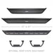 Go Rhino D60057T 6" wide strong steel side steps doubles as a slider to protect rocker panel - Truck Part Superstore
