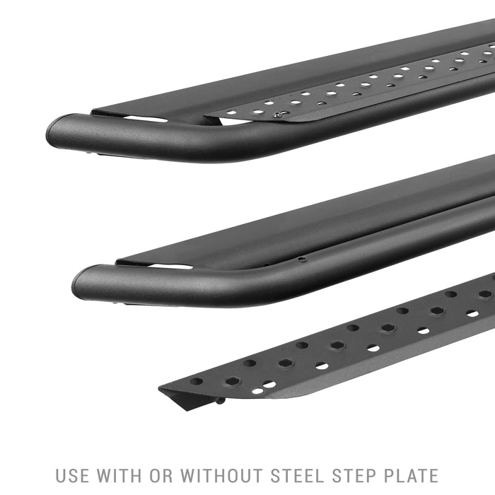 Go Rhino DSS4436T Dominator Xtreme DSS Side Steps with Rocker Panel Mounting Kit - Crew Max - Truck Part Superstore