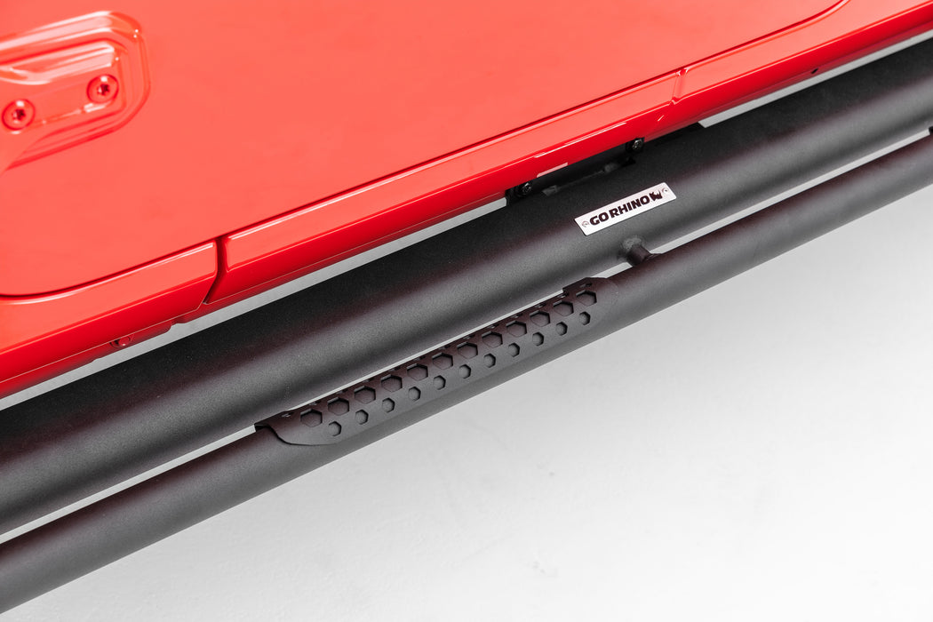 Go Rhino DS4506T Dominator Xtreme DS Side Steps with Rocker Panel Mounting Bracket Kit - Truck Part Superstore