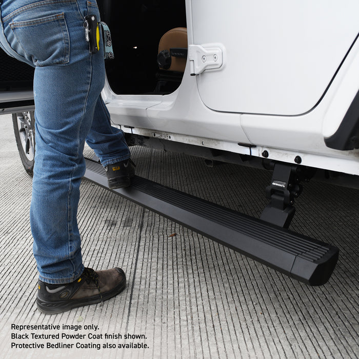 Go Rhino 20450572T E1 Electric Running Board Kit - Truck Part Superstore