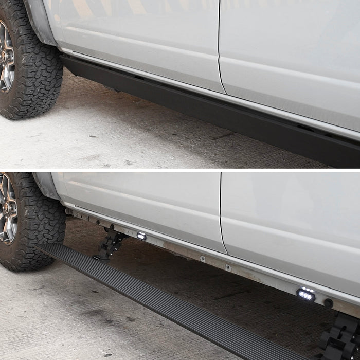 Go Rhino 20423580PC E1 Electric Running Board Kit - Truck Part Superstore
