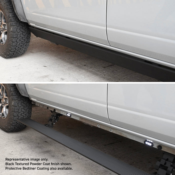 Go Rhino 20404280T E1 Electric Running Board Kit - Truck Part Superstore