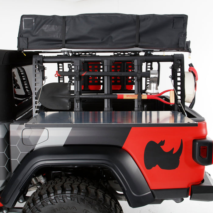 Go Rhino 5950110T Convenient fold down table and accessory mounting solution  for XRS Xtreme Rack - Truck Part Superstore
