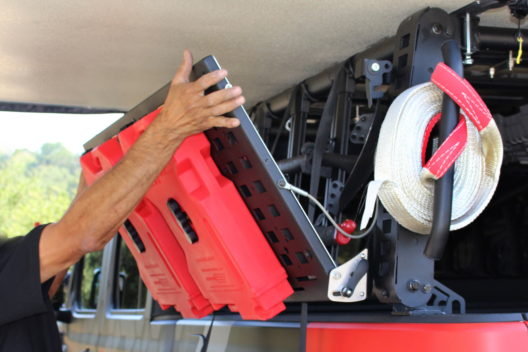 Go Rhino 5950110T Convenient fold down table and accessory mounting solution  for XRS Xtreme Rack - Truck Part Superstore