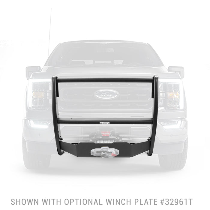 Go Rhino 32961T Quickly converts a grille guard to a winch guard - Truck Part Superstore