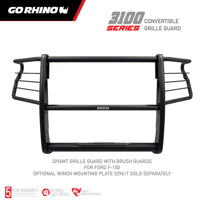 Go Rhino 3296MT Center bumper and grille protection for front of vehicle - Truck Part Superstore
