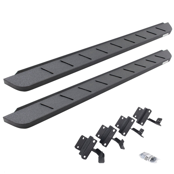 Go Rhino 63417780T RB10 Running Boards with Mounting Brackets Kit - Truck Part Superstore