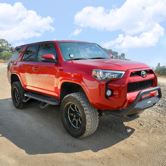 Go Rhino 6341068720T RB10 Running Boards with Mounting Brackets, 2 Pairs Drop Steps Kit - Truck Part Superstore