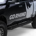 Go Rhino 63443687T RB10 Running Boards with Mounting Brackets Kit - Bedliner - Crew Max Only - Truck Part Superstore