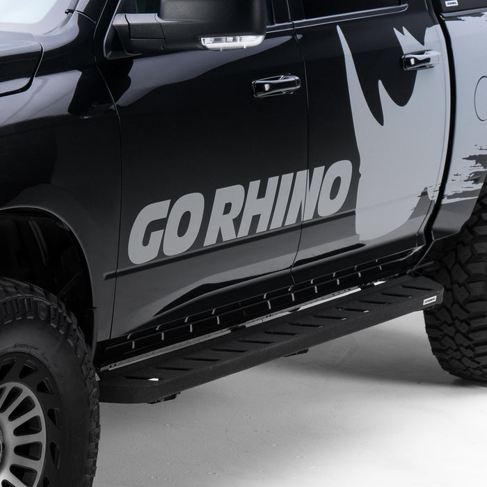 Go Rhino 63492648PC RB10 Running Boards with Mounting Brackets Kit - Truck Part Superstore