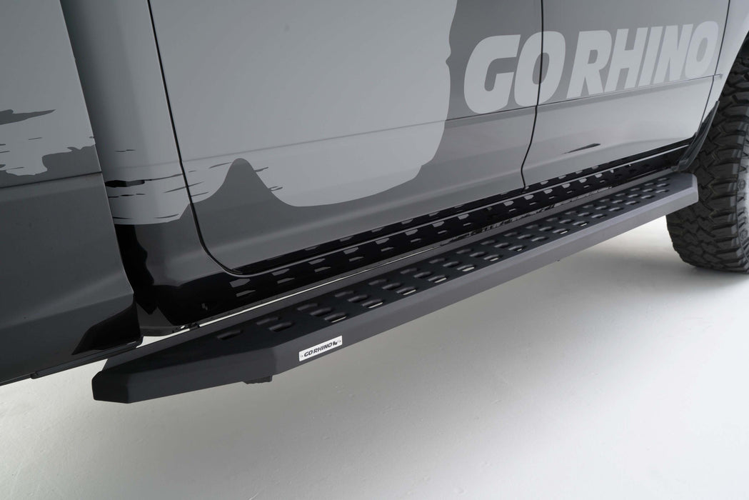 Go Rhino 69420687PC RB20 Running Boards with Mounting Brackets Kit - Truck Part Superstore