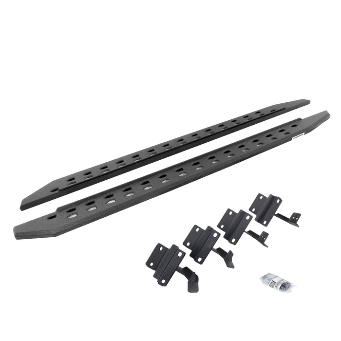 Go Rhino 69417780ST RB20 Slim Line Running Boards with Mounting Bracket Kit - Truck Part Superstore
