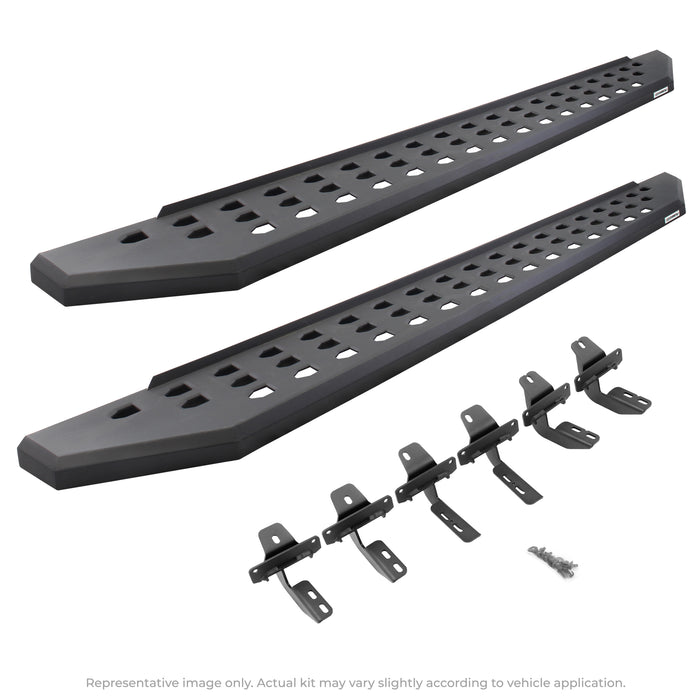 Go Rhino 69492648PC RB20 Running Boards with Mounting Brackets Kit - Truck Part Superstore