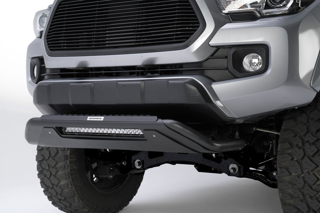 Go Rhino 5654620LT RC3 LR Skid Plate Bull Bar with Mounting Brackets,Single Row 20" Light Bar Kit - Truck Part Superstore