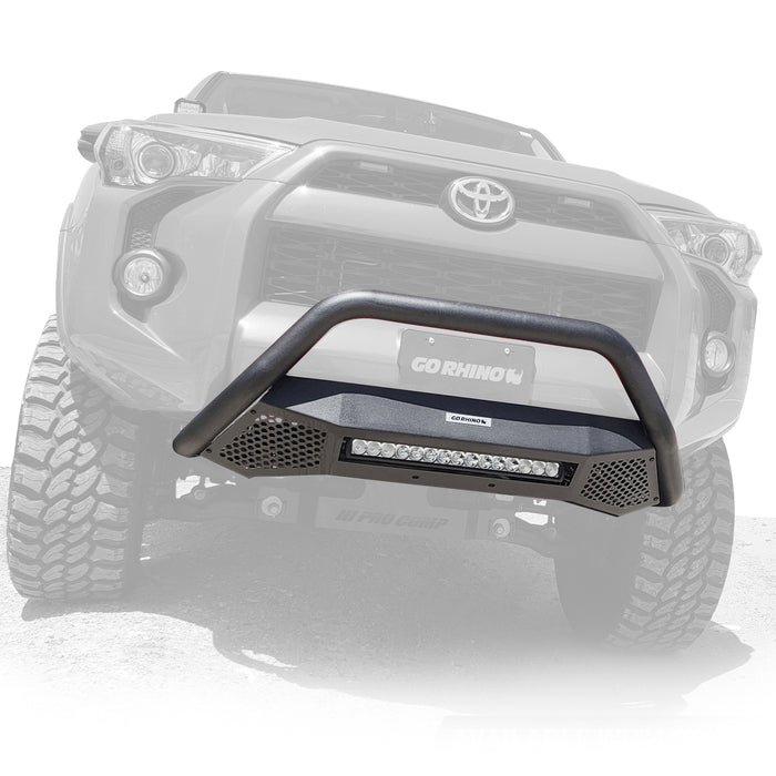 Go Rhino 55411T Front end protection with light mounting options for modern bumper styles - Truck Part Superstore