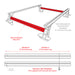 Go Rhino 5935011T Provides side mounting rail to XRS cross bar kits - Truck Part Superstore