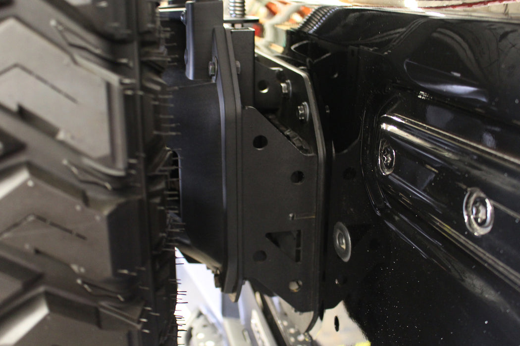 Go Rhino 372000T Rockline Spare Tire Relocation Kit for Jeep Wrangler JL fits up to 40" tire - Truck Part Superstore