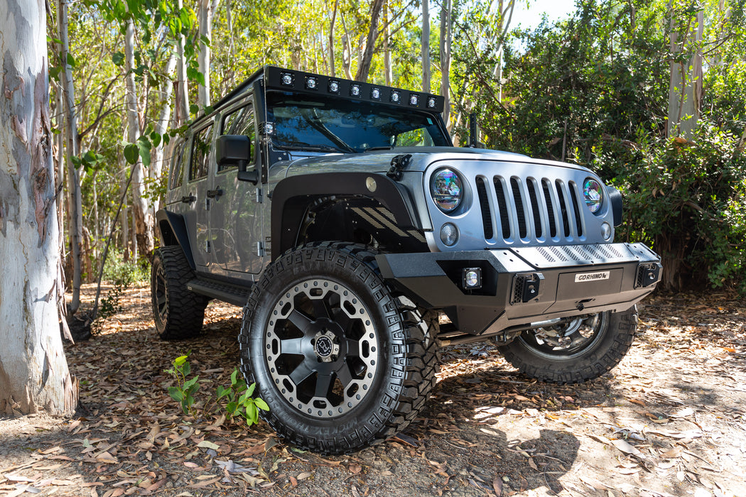 Go Rhino 738300T WLF mounts lights above windshield to help increase driving visibility off road - Truck Part Superstore