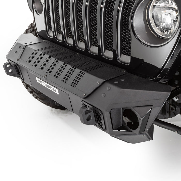 Go Rhino 230111T Trailline Winch Ready Front Stubby Bumper For Jeep - Truck Part Superstore