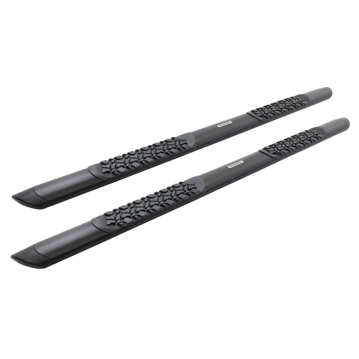 Go Rhino V3418087T V-Series V3 Aluminum Side Steps and Mounting Brackets Kit - Textured Black - Truck Part Superstore